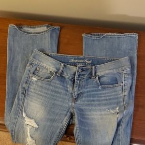 American Eagle Distressed Jean's